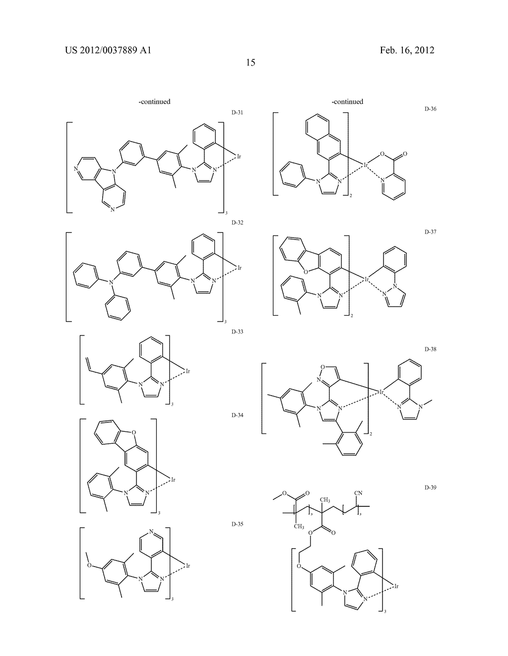 ORGANIC ELECTROLUMINESCENCE ELEMENT, DISPLAY DEVICE AND ILLUMINATION     DEVICE - diagram, schematic, and image 18