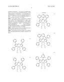 PYRROMETHENE-BORON COMPLEX COMPOUNDS AND ORGANIC ELECTROLUMINESCENT     ELEMENTS USING SAME diagram and image