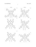 PYRROMETHENE-BORON COMPLEX COMPOUNDS AND ORGANIC ELECTROLUMINESCENT     ELEMENTS USING SAME diagram and image