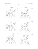 PYRROMETHENE-BORON COMPLEX COMPOUNDS AND ORGANIC ELECTROLUMINESCENT     ELEMENTS USING SAME diagram and image