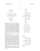 PYRROMETHENE-BORON COMPLEX COMPOUNDS AND ORGANIC ELECTROLUMINESCENT     ELEMENTS USING SAME diagram and image