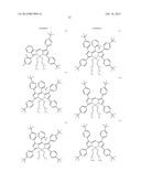 PYRROMETHENE-BORON COMPLEX COMPOUNDS AND ORGANIC ELECTROLUMINESCENT     ELEMENTS USING SAME diagram and image