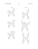 PYRROMETHENE-BORON COMPLEX COMPOUNDS AND ORGANIC ELECTROLUMINESCENT     ELEMENTS USING SAME diagram and image