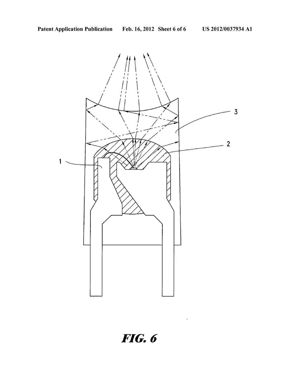 Pre-molded LED light bulb package - diagram, schematic, and image 07