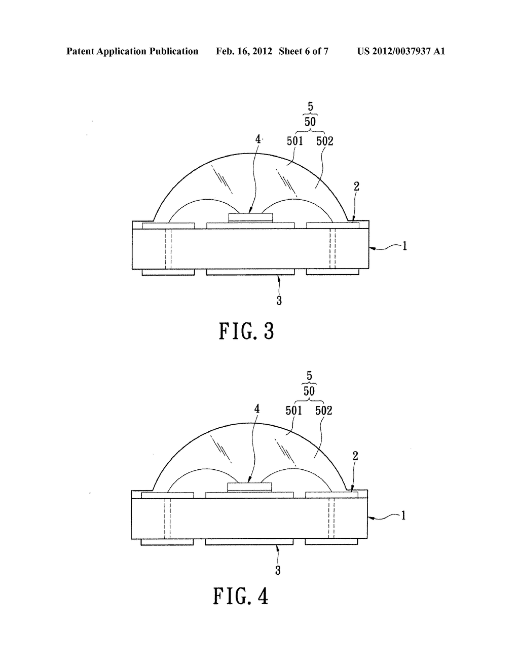 LED PACKAGE STRUCTURE AND METHOD OF MAKING THE SAME - diagram, schematic, and image 07