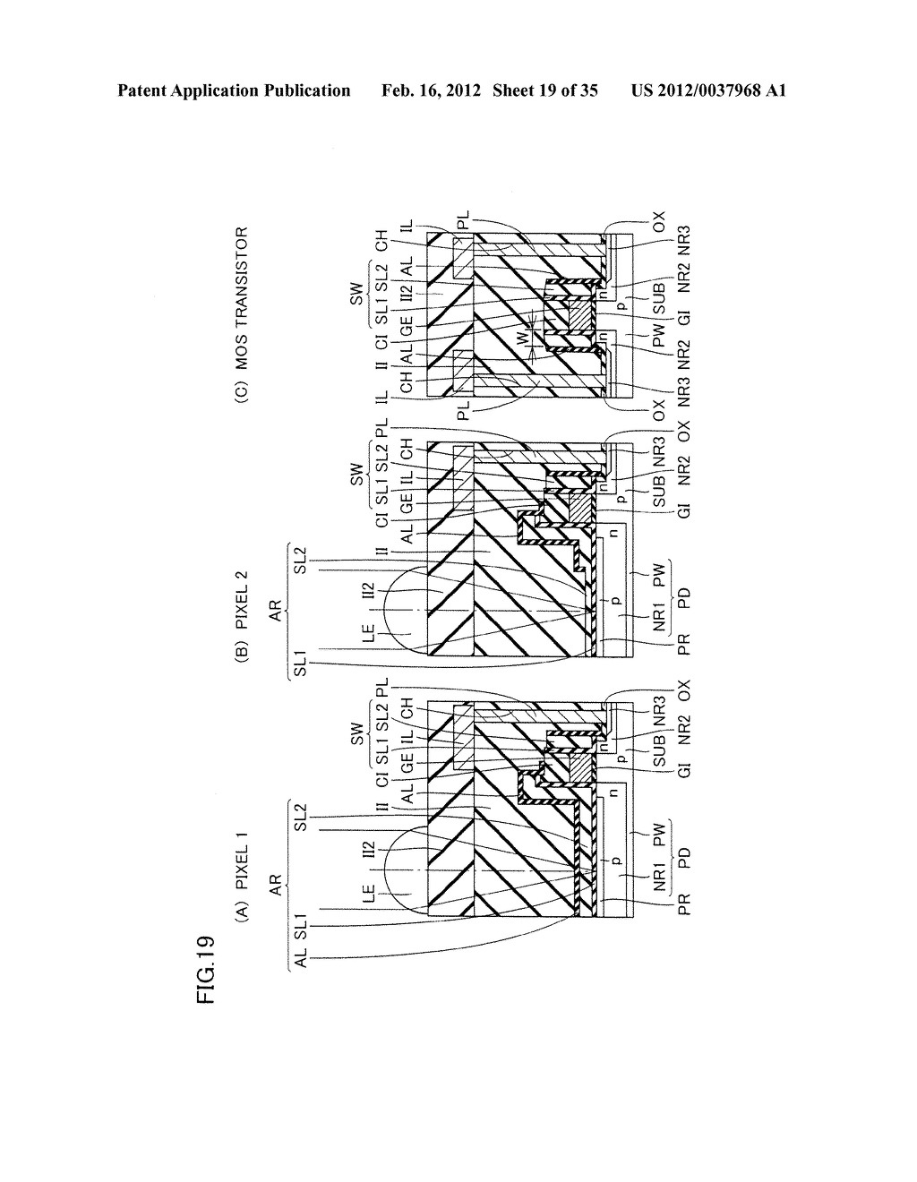 SOLID-STATE IMAGE SENSING DEVICE AND METHOD OF MANUFACTURING THE SAME - diagram, schematic, and image 20