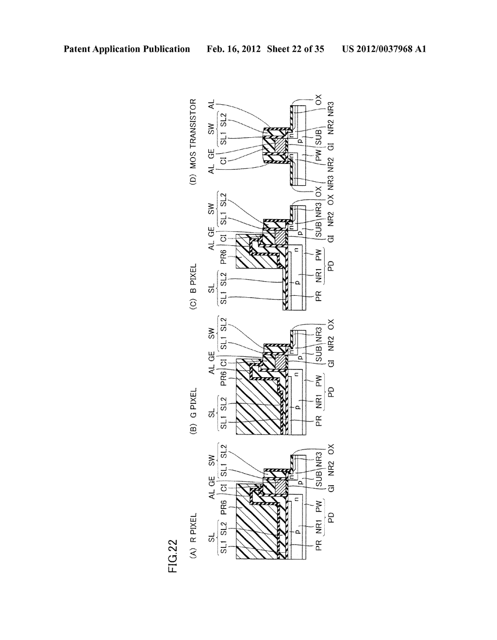 SOLID-STATE IMAGE SENSING DEVICE AND METHOD OF MANUFACTURING THE SAME - diagram, schematic, and image 23