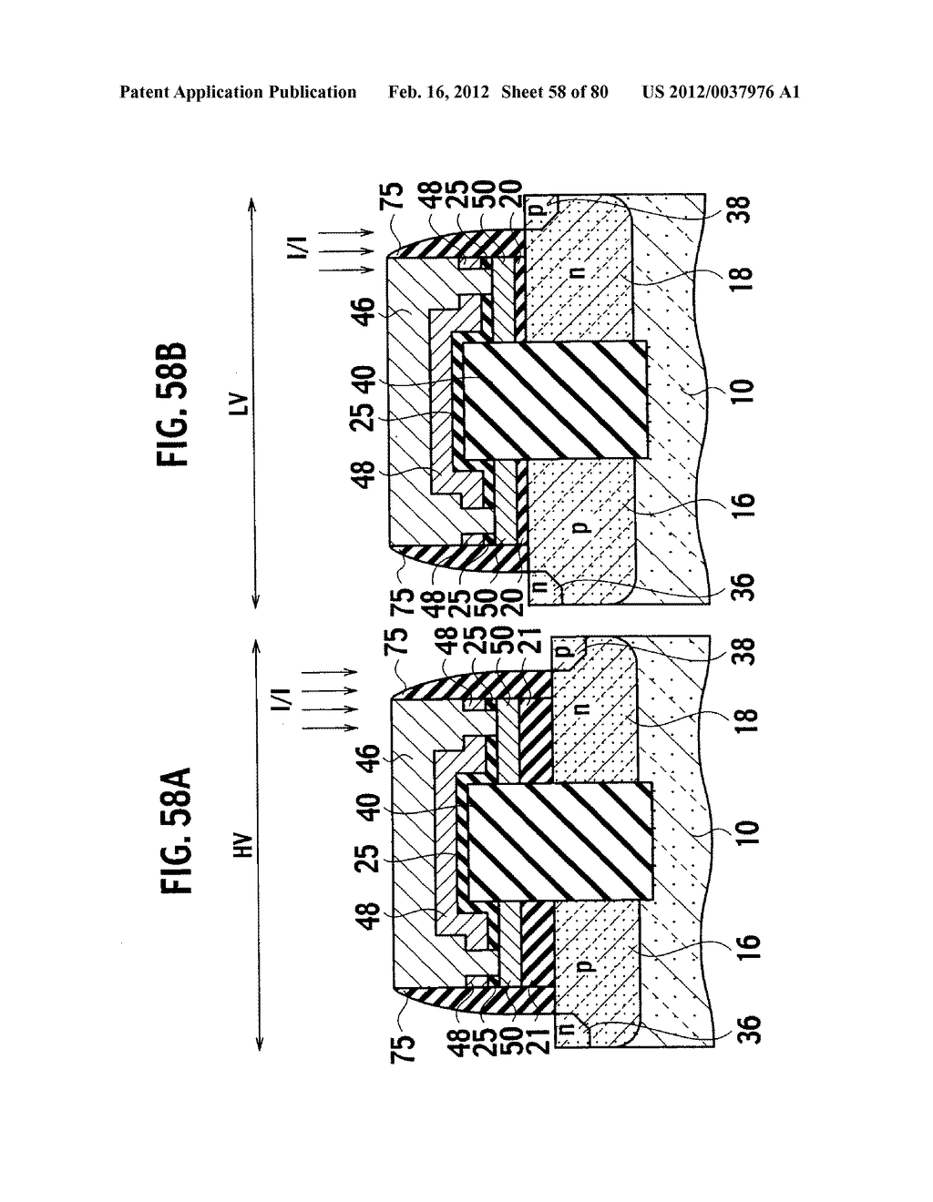 NONVOLATILE SEMICONDUCTOR MEMORY AND FABRICATION METHOD FOR THE SAME - diagram, schematic, and image 59