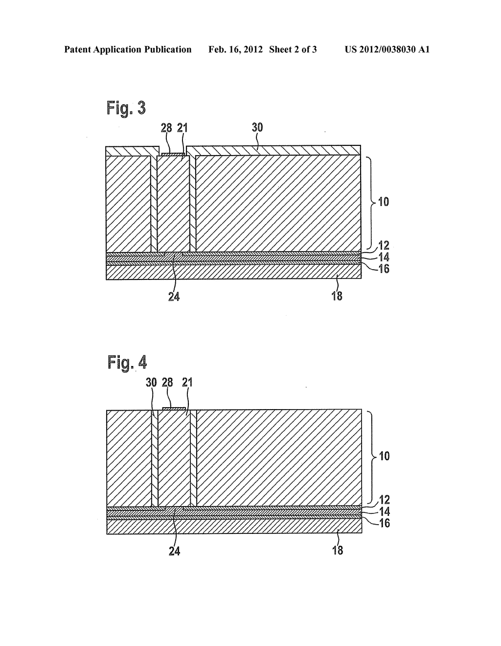 METHOD FOR FILLING CAVITIES IN WAFERS, CORRESPONDINGLY FILLED BLIND HOLE     AND WAFER HAVING CORRESPONDINGLY FILLED INSULATION TRENCHES - diagram, schematic, and image 03