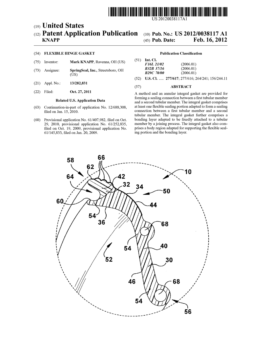 FLEXIBLE HINGE GASKET - diagram, schematic, and image 01