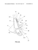 Hand truck with adjustable wheel assembly diagram and image