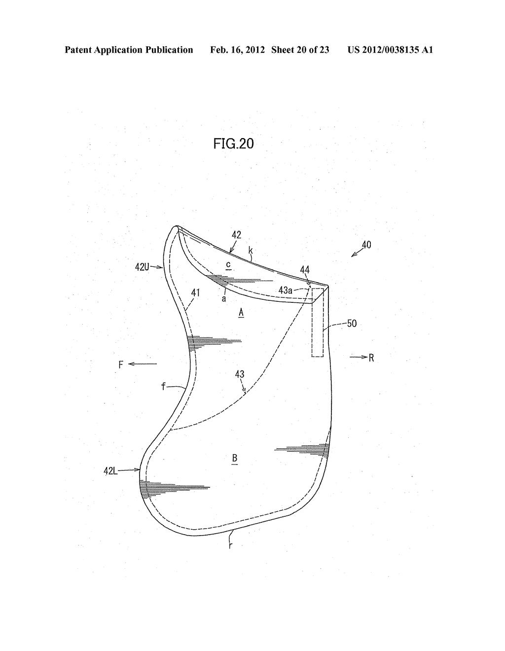 SIDE AIRBAG DEVICE AND METHOD FOR FOLDING BAG PORTION OF SIDE AIRBAG     DEVICE - diagram, schematic, and image 21