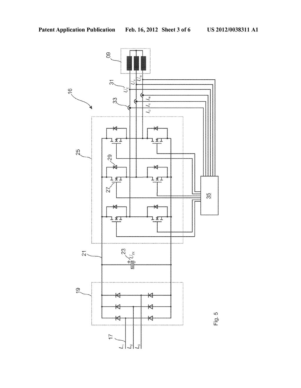 Apparatus And Method For Rotating-Sensorless Identification Of Mechanical     Parameters Of A Three-Phase Asynchronous Motor - diagram, schematic, and image 04