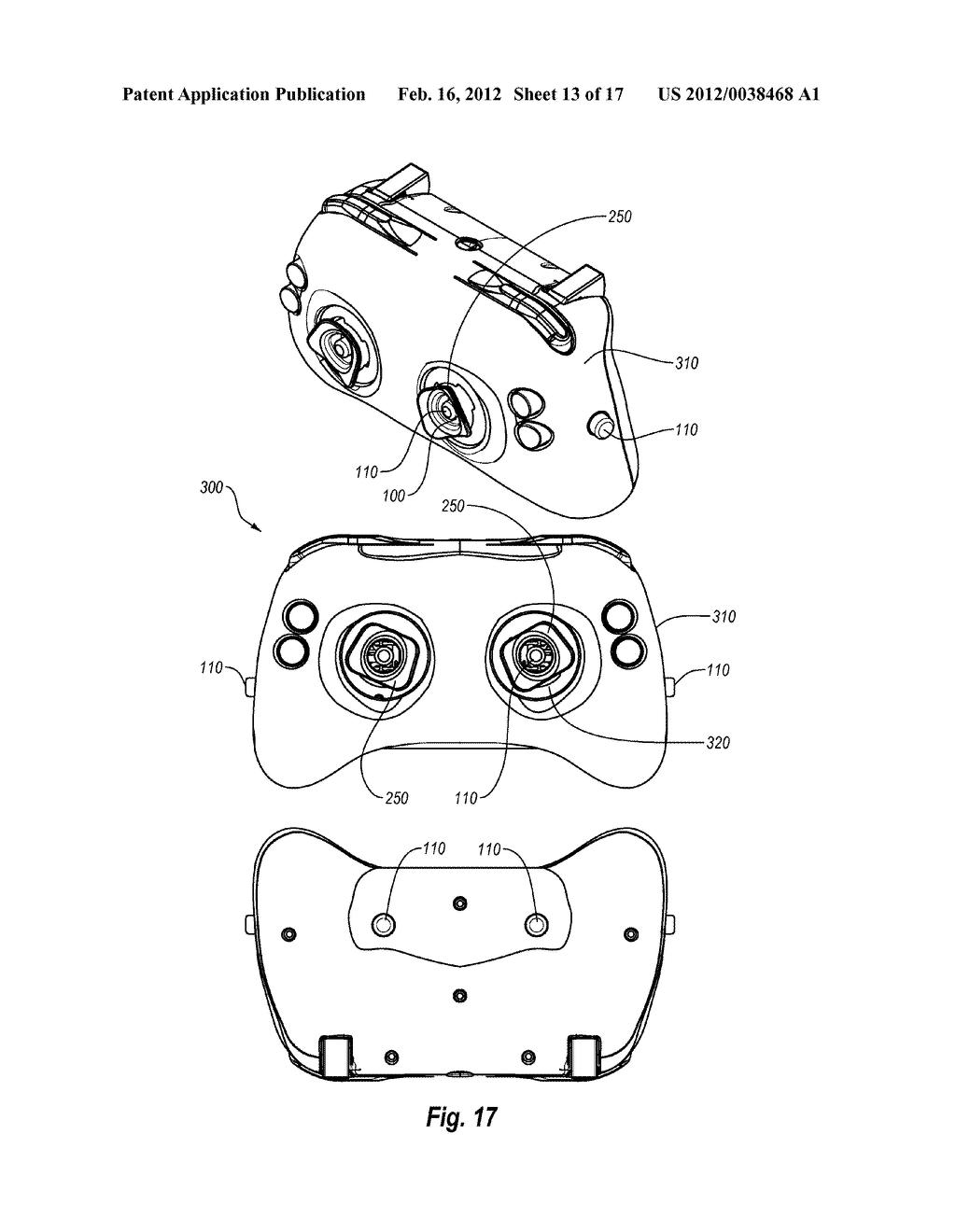 MULTIDIRECTIONAL CONTROLLER WITH SHEAR FEEDBACK - diagram, schematic, and image 14