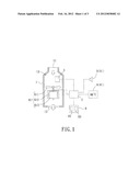 TEMPERATURE DISPLAYING DEVICE FOR FAUCET diagram and image