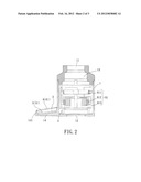 TEMPERATURE DISPLAYING DEVICE FOR FAUCET diagram and image