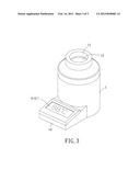 TEMPERATURE DISPLAYING DEVICE FOR FAUCET diagram and image