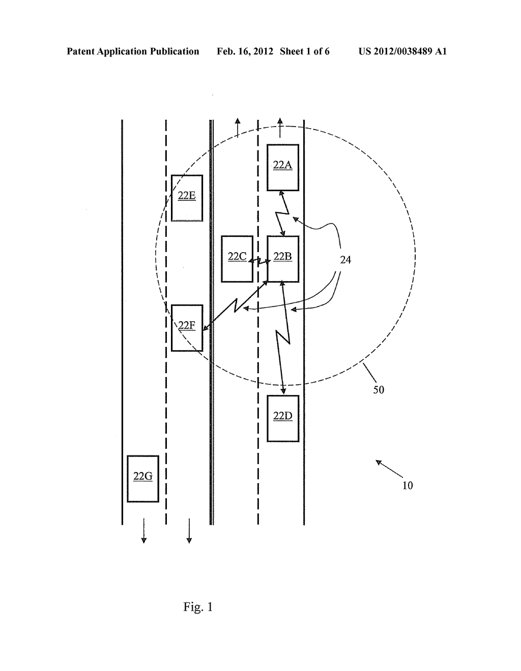 SYSTEM AND METHOD FOR SPONTANEOUS P2P COMMUNICATION BETWEEN IDENTIFIED     VEHICLES - diagram, schematic, and image 02