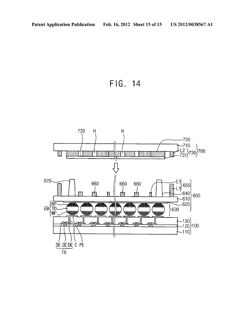 TOUCH DISPLAY PANEL AND METHOD OF MANUFACTURING THE SAME - diagram, schematic, and image 16