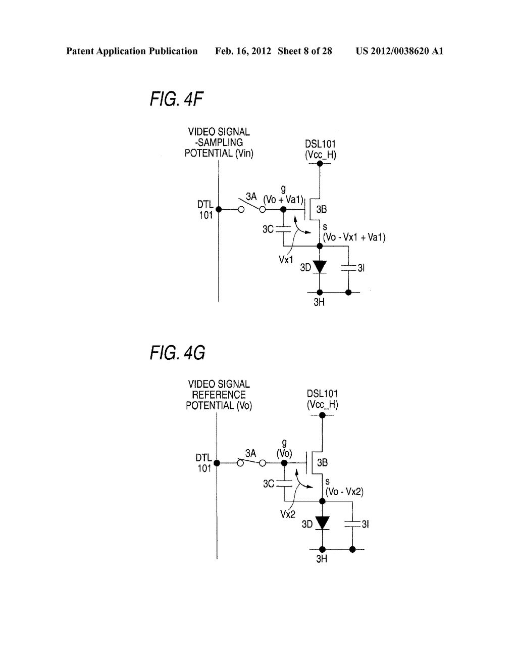 DISPLAY DEVICE, METHOD OF DRIVING SAME, AND ELECTRONIC DEVICE - diagram, schematic, and image 09