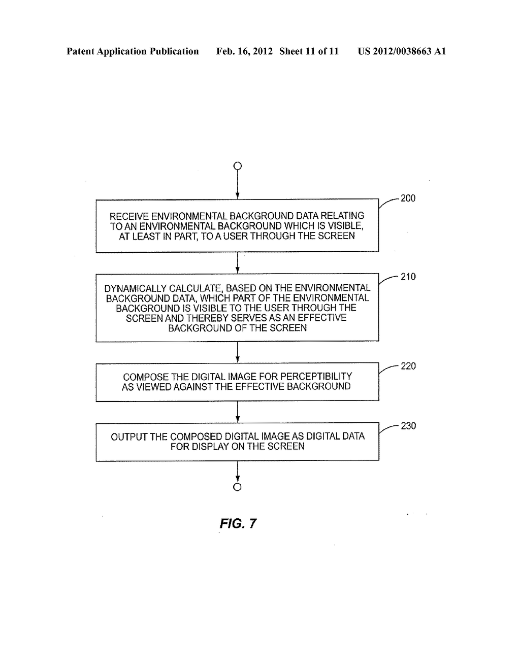 Composition of a Digital Image for Display on a Transparent Screen - diagram, schematic, and image 12