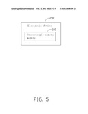 STEREOSCOPIC CAMERA MODULE AND ELECTRONIC DEVICE USING THE SAME diagram and image