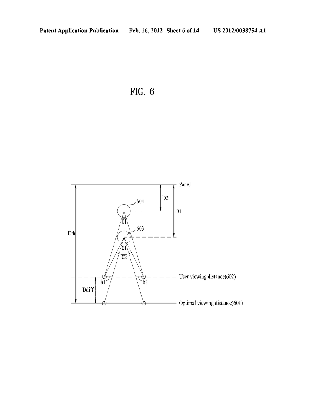 METHOD FOR PROCESSING IMAGES IN DISPLAY DEVICE OUTPUTTING 3-DIMENSIONAL     CONTENTS AND DISPLAY DEVICE USING THE SAME - diagram, schematic, and image 07