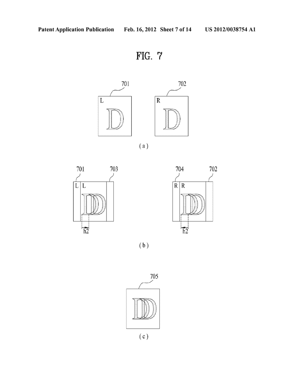 METHOD FOR PROCESSING IMAGES IN DISPLAY DEVICE OUTPUTTING 3-DIMENSIONAL     CONTENTS AND DISPLAY DEVICE USING THE SAME - diagram, schematic, and image 08