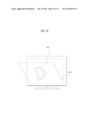 METHOD FOR PROCESSING IMAGES IN DISPLAY DEVICE OUTPUTTING 3-DIMENSIONAL     CONTENTS AND DISPLAY DEVICE USING THE SAME diagram and image