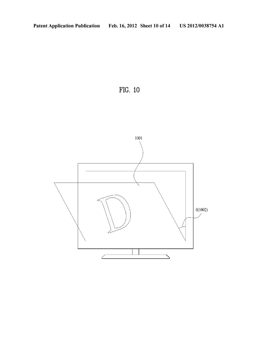 METHOD FOR PROCESSING IMAGES IN DISPLAY DEVICE OUTPUTTING 3-DIMENSIONAL     CONTENTS AND DISPLAY DEVICE USING THE SAME - diagram, schematic, and image 11