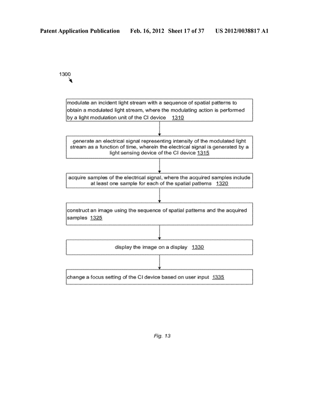 Focusing Mechanisms for Compressive Imaging Device - diagram, schematic, and image 18