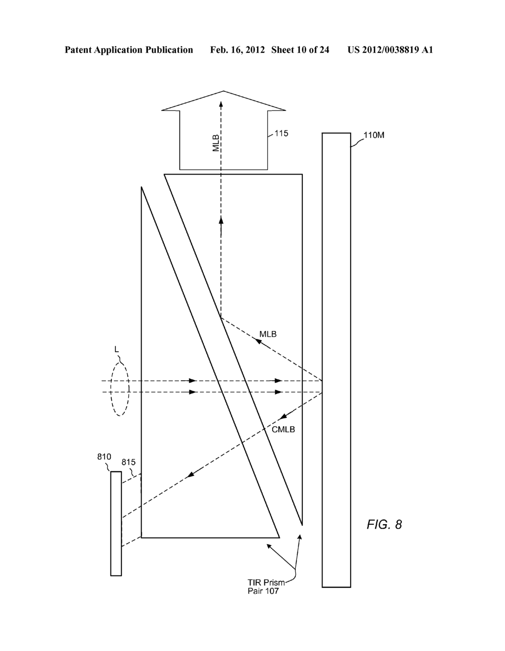 TIR Prism to Separate Incident Light and Modulated Light in Compressive     Imaging Device - diagram, schematic, and image 11