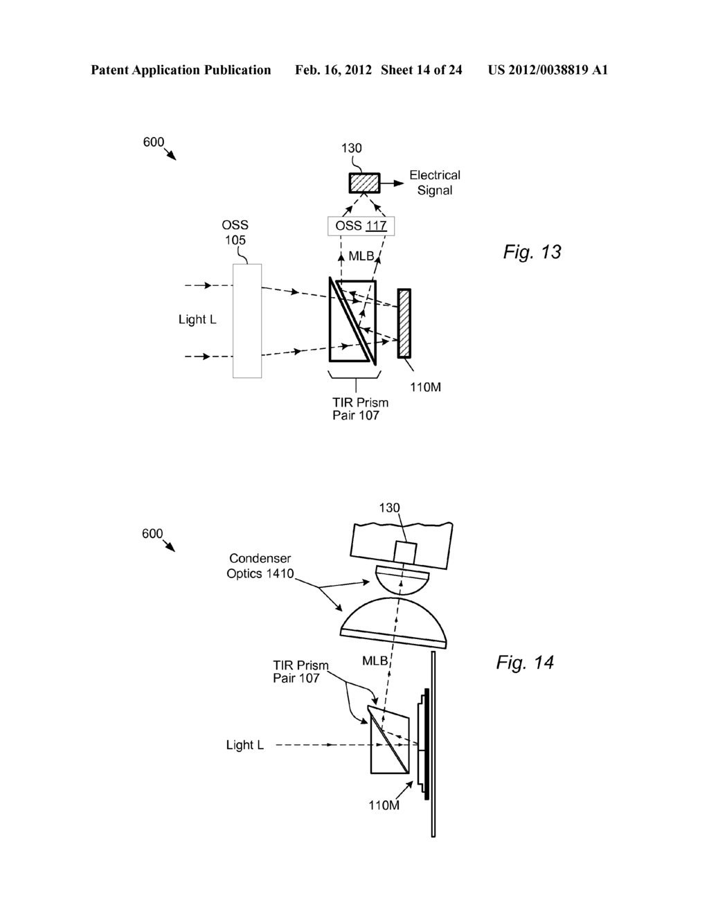 TIR Prism to Separate Incident Light and Modulated Light in Compressive     Imaging Device - diagram, schematic, and image 15