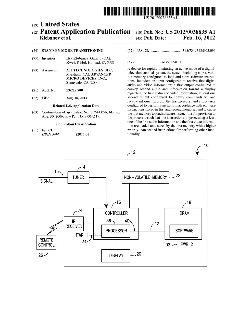 STAND-BY MODE TRANSITIONING - diagram, schematic, and image 01