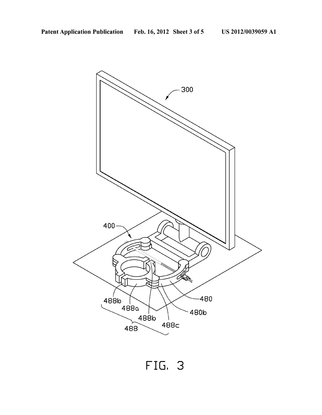 SUPPORT STRUCTURE FOR DISPLAY DEVICE AND DISPLAY DEVICE USING SAME - diagram, schematic, and image 04