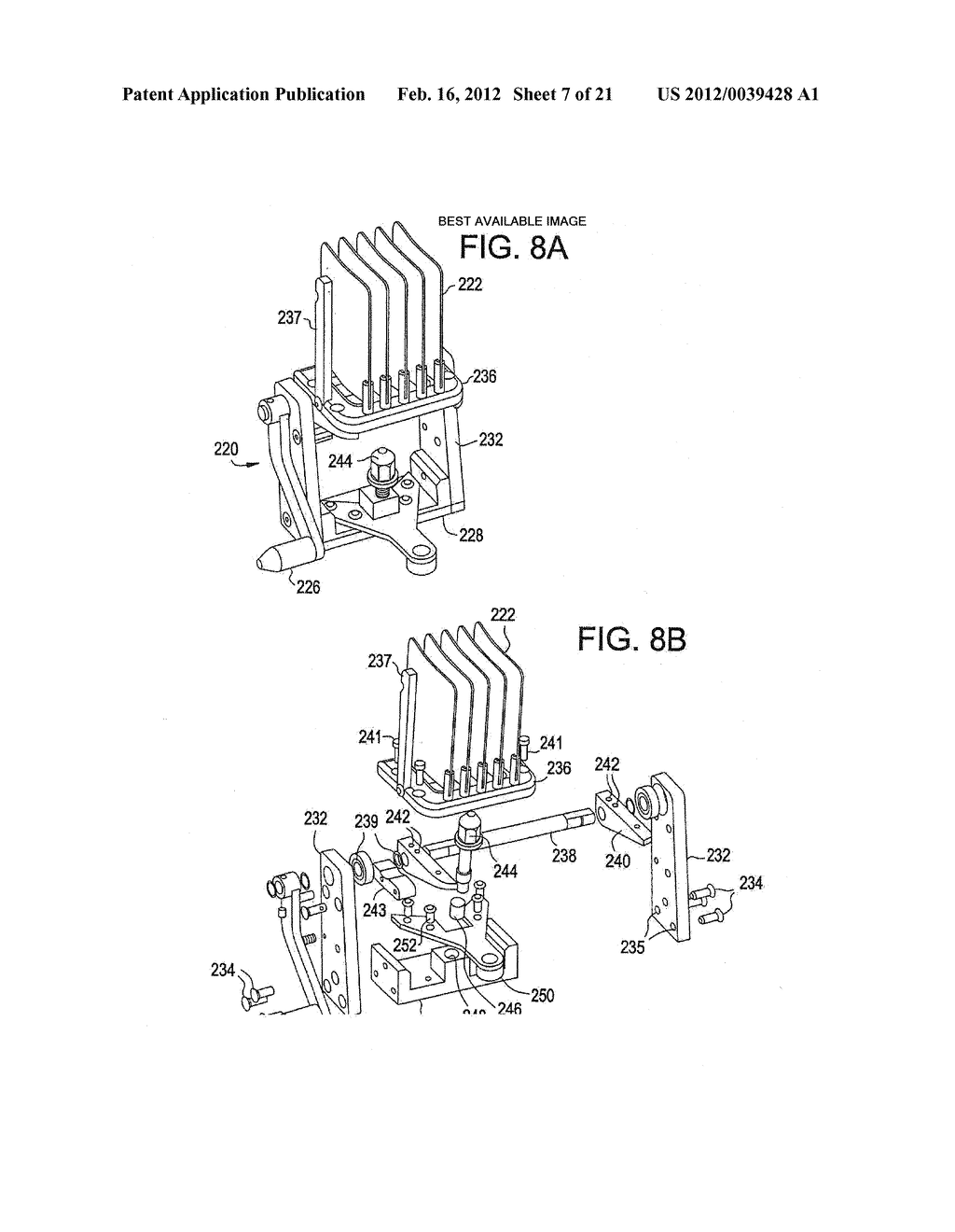 METHOD FOR ALIGNING AND HANDLING FUEL RODS WITHIN A NUCLEAR FUEL BUNDLE - diagram, schematic, and image 08