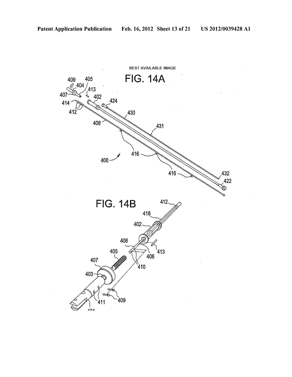 METHOD FOR ALIGNING AND HANDLING FUEL RODS WITHIN A NUCLEAR FUEL BUNDLE - diagram, schematic, and image 14