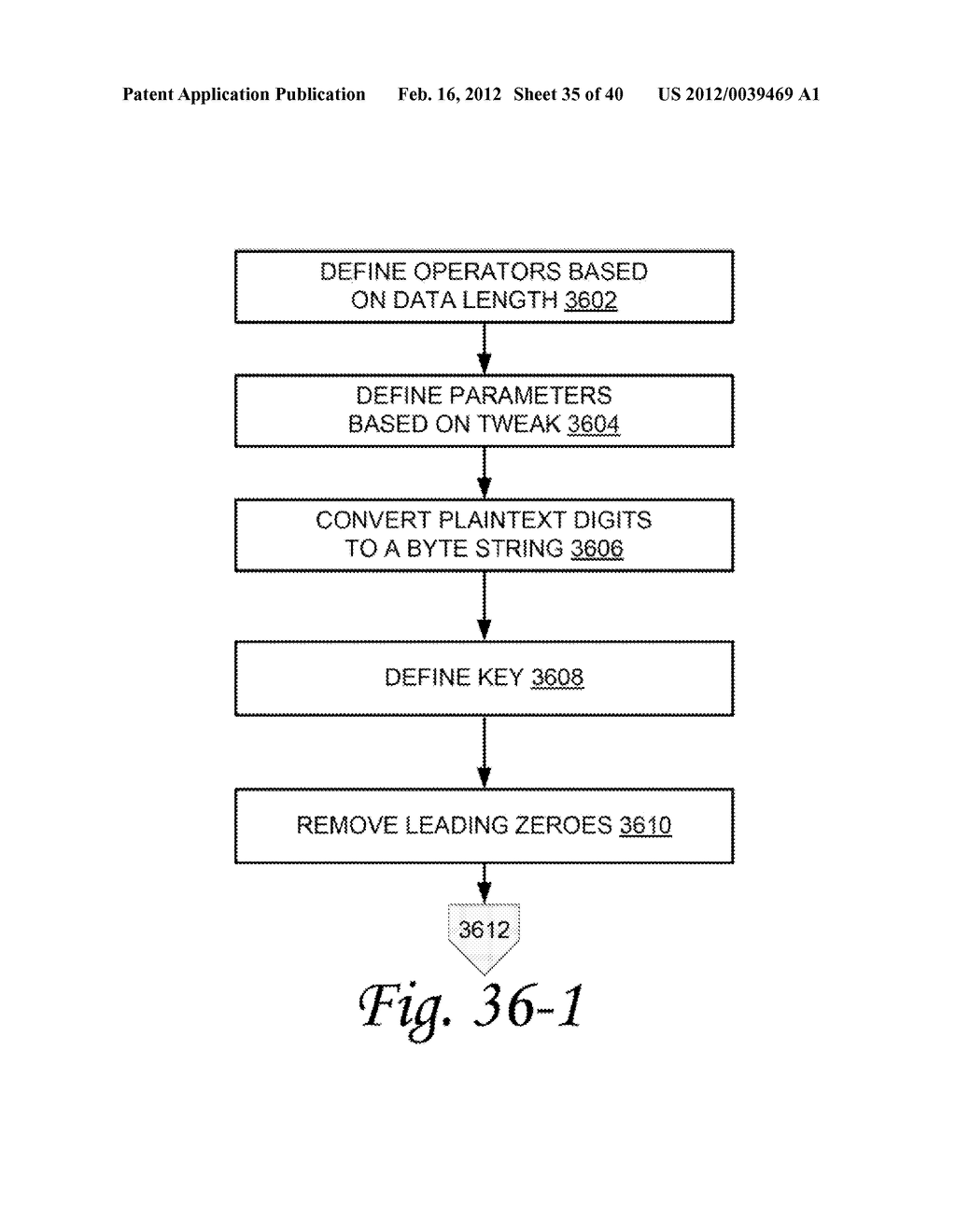 SYSTEM AND METHOD FOR VARIABLE LENGTH ENCRYPTION - diagram, schematic, and image 36