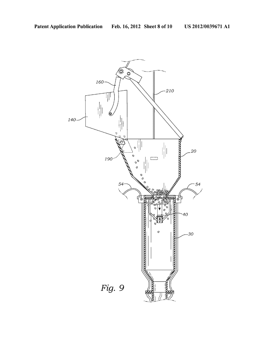 Apparatus For High Capacity Stone Delivery With Concentric Flow and     Enhanced Nosecone For Soil Improvement - diagram, schematic, and image 09