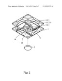 CENTRAL TUBULAR STRUCTURE OF A SHAFT SEAT AND FAN DEVICE THEREOF diagram and image