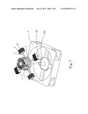 FAN SELF-COOLING STRUCTURE WITH HEAT PIPE diagram and image