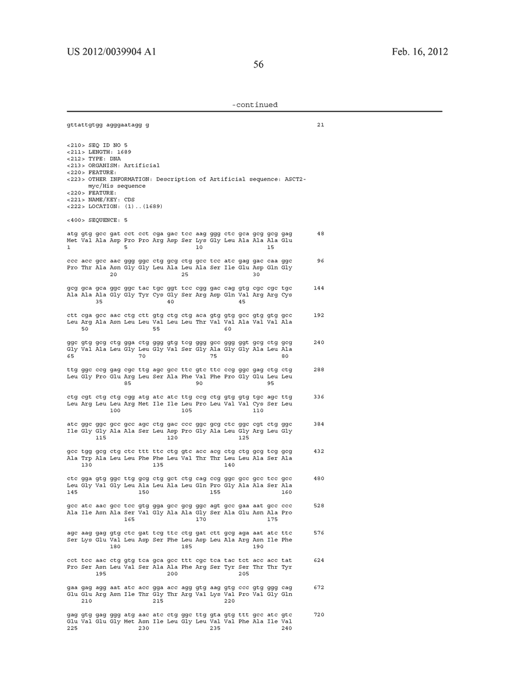 ANTI SYSTEM ASC AMINO ACID TRANSPORTER 2 (ASCT2) ANTIBODY - diagram, schematic, and image 78