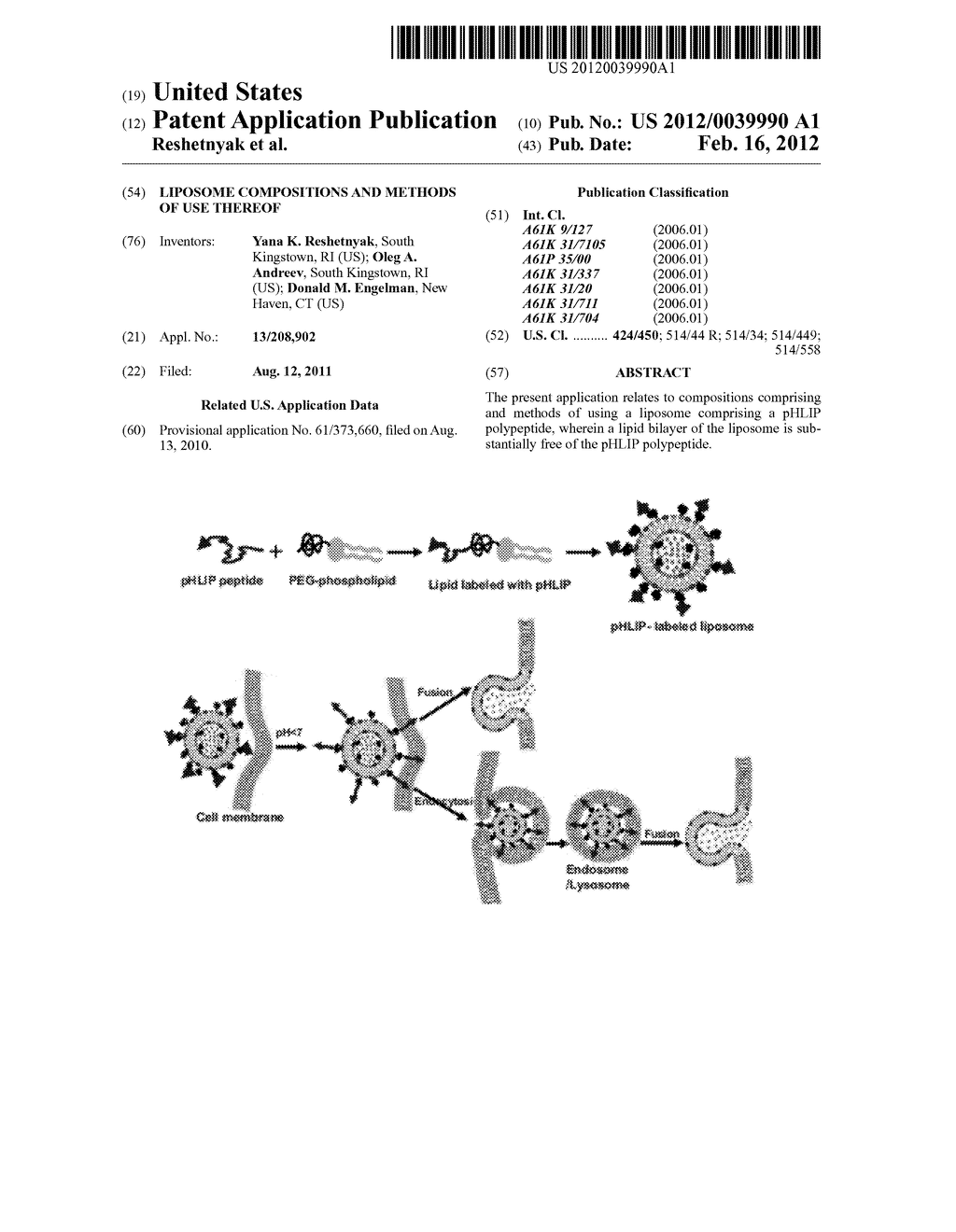 Liposome Compositions and Methods of Use Thereof - diagram, schematic, and image 01