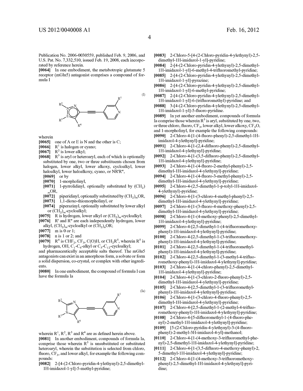 PHARMACEUTICAL COMPOSITIONS OF METABOTROPIC GLUTAMATE 5 RECEPTOR (MGLU5)     ANTAGONISTS - diagram, schematic, and image 13