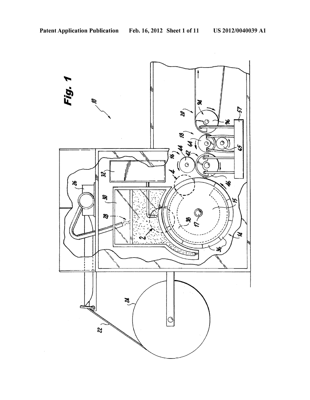 APPARATUS FOR MAKING A FIBROUS ARTICLE HAVING A THREE DIMENSIONAL PROFILE - diagram, schematic, and image 02