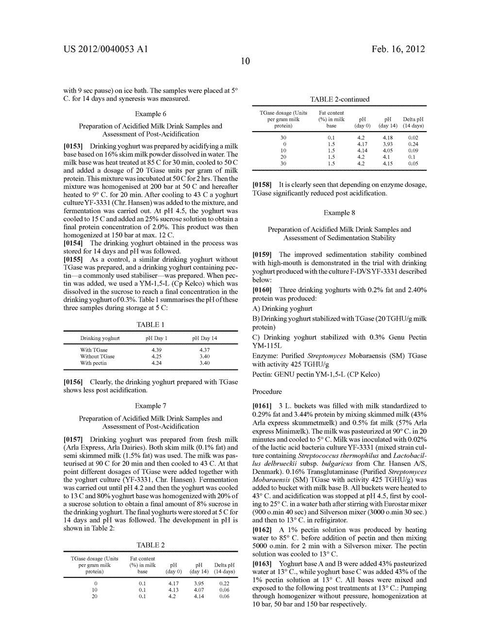 METHOD FOR PRODUCING AN ACIDIFIED MILK PRODUCT - diagram, schematic, and image 13