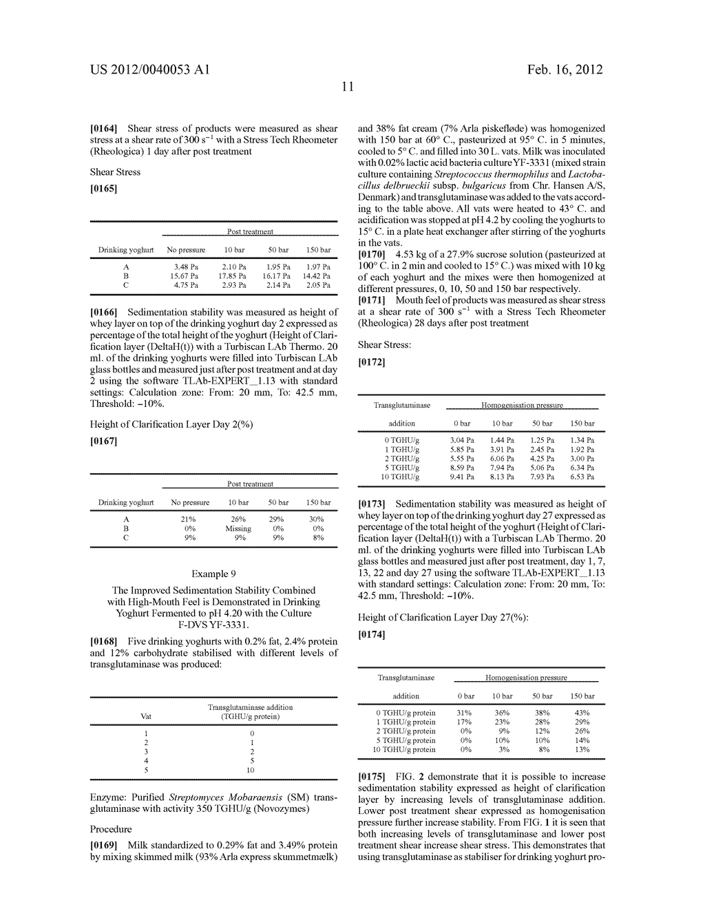 METHOD FOR PRODUCING AN ACIDIFIED MILK PRODUCT - diagram, schematic, and image 14