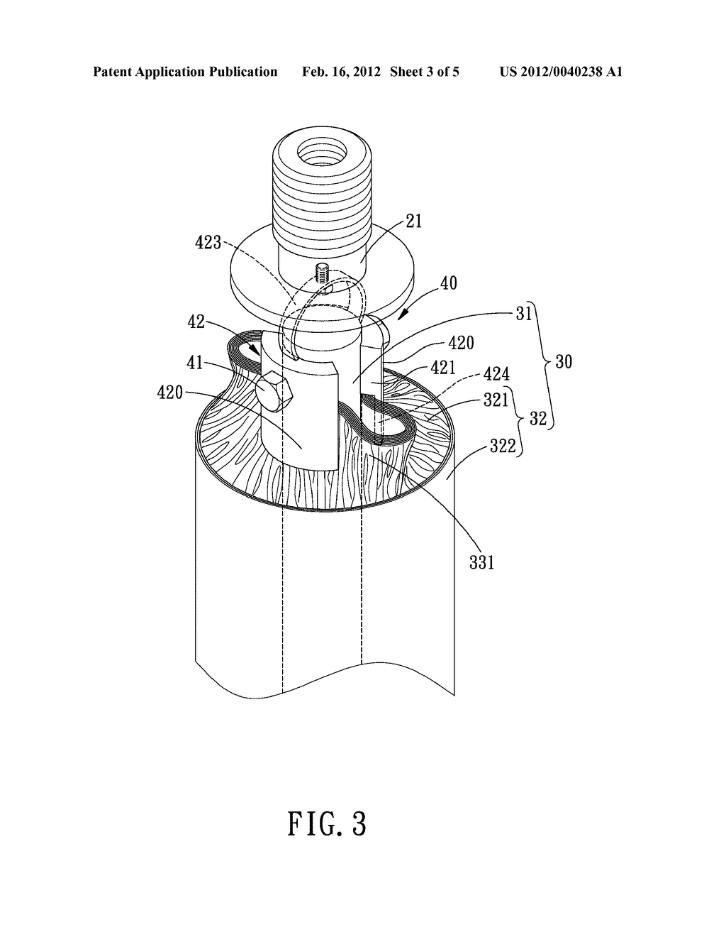 CONDUCTIVE CONNECTING STRUCTURE FOR A CORE ASSEMBLY OF A SECONDARY LITHIUM     BATTERY - diagram, schematic, and image 04