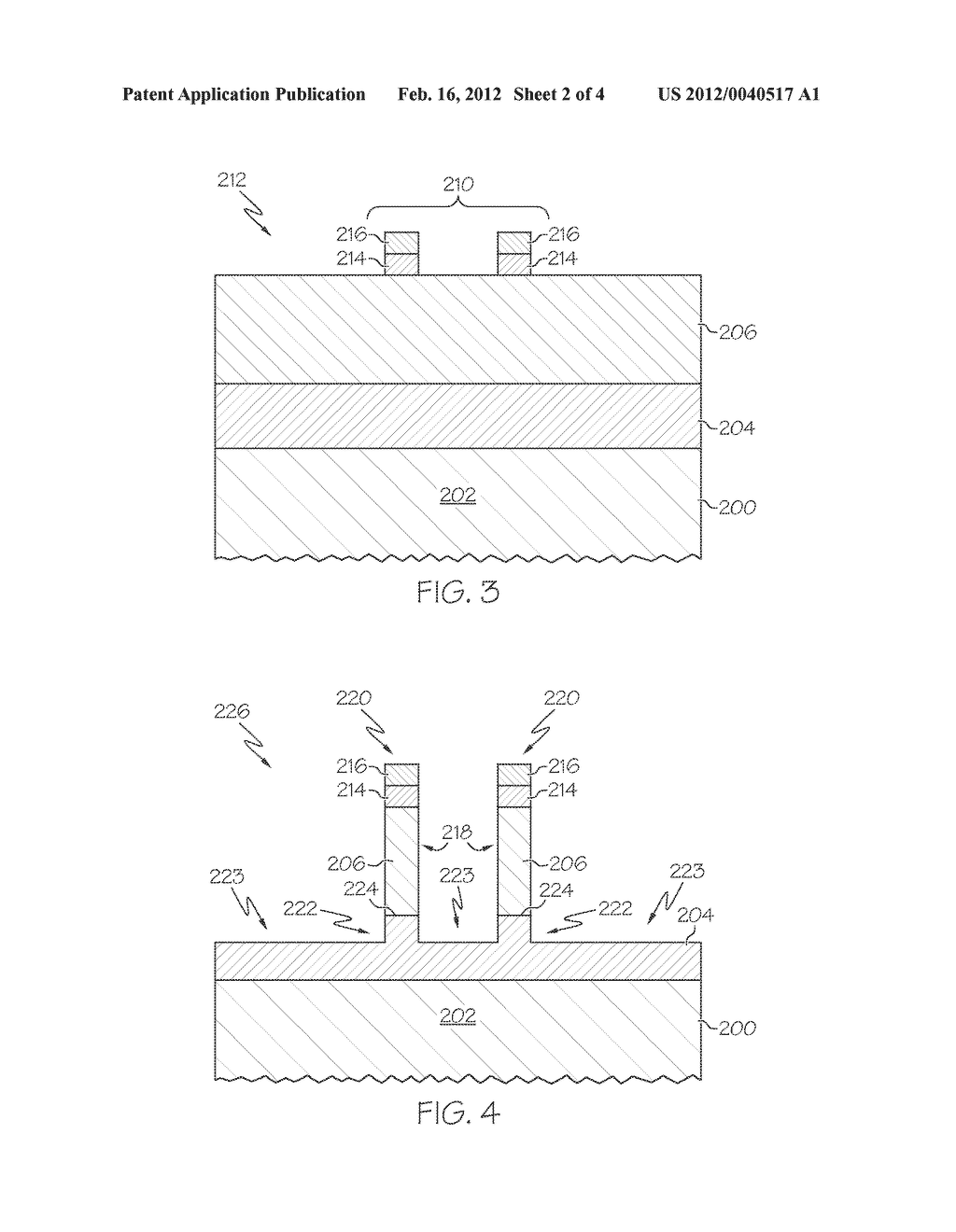 METHODS FOR FORMING ISOLATED FIN STRUCTURES ON BULK SEMICONDUCTOR MATERIAL - diagram, schematic, and image 03