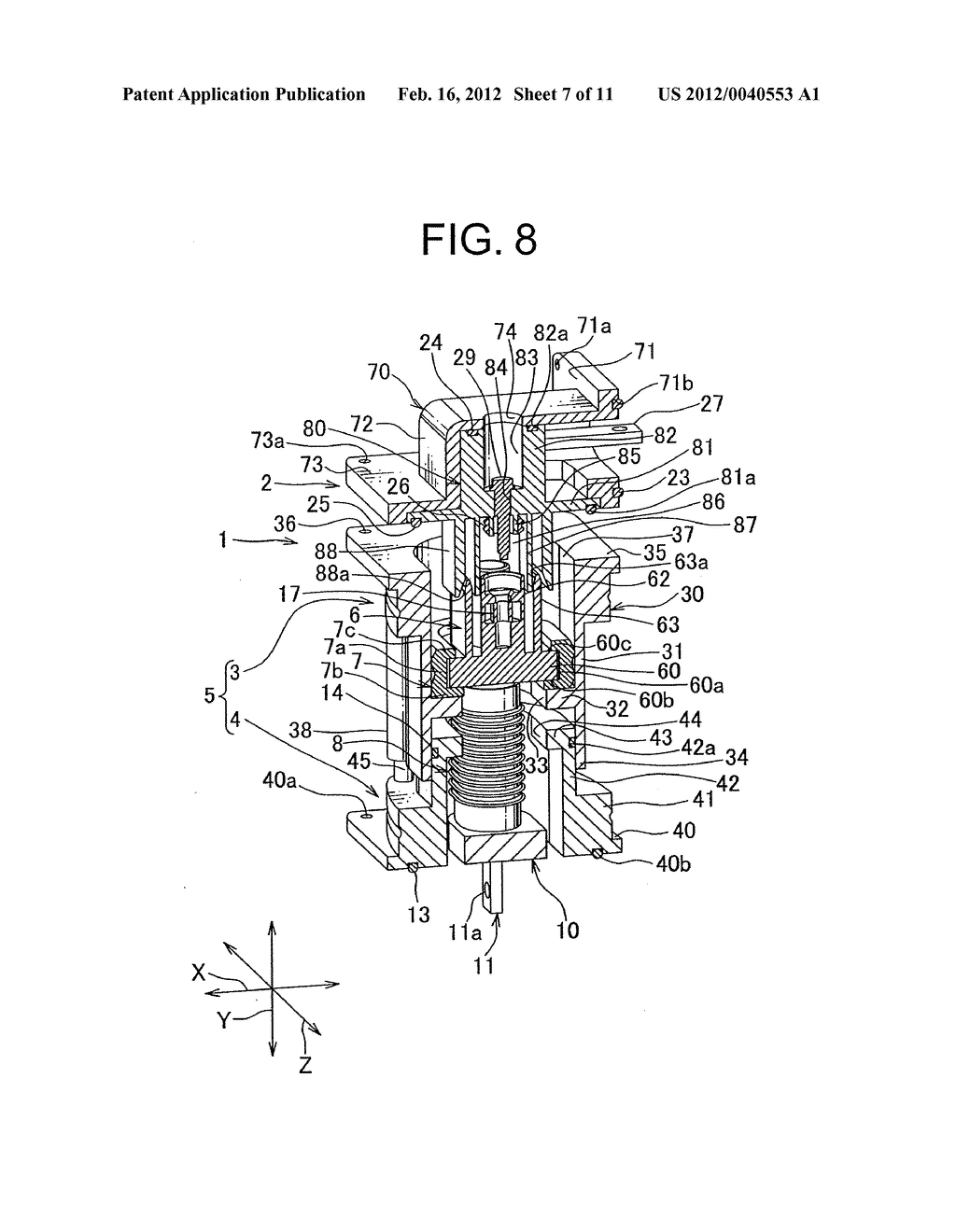 FLOATING CONNECTOR WITH FLEXIBLE CONDUCTIVE MEMBER - diagram, schematic, and image 08